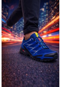 Resim Ghattix Günlük Yeni Sezon Erkek Spor Ayakkabı Mavi Mavi 