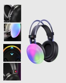 Resim Rgb Işıklı Kablosuz Kulaklık Bluetooth 5.3 800mah Ergonomik Ipx4 Dayanıklı 