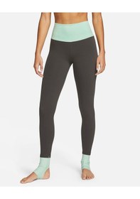 Resim Nike Yoga Luxe Yüksek Bel 7/8 Kahverengi Tayt Kahverengi 
