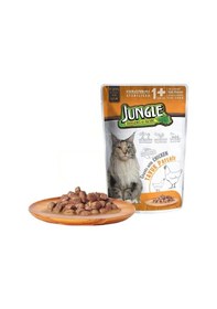 Resim Jungle Tavuk Etli Gravy Pouch Kısırlaştırılmış Yetişkin Kedi Yaş Maması 100 G 