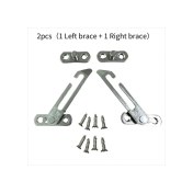 Resim Xuweiwei 2 Adet 304 Paslanmaz Çelik Sürgü Pencereler İçin Ayarlanabilir Emniyet Kiliti 