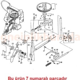 Resim FDM Çuval Ağzı Dikiş Makinesi Ana Mili 