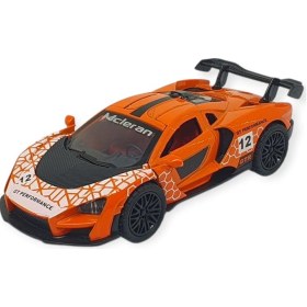 Resim Çek Bırak Metal Arabalar 13 Cm - Turuncu Turuncu 