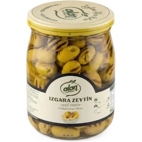 Resim Alan Izgara Yeşil Zeytin Cam Kavanoz 300 G E 