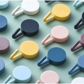 Resim Kendinden Yapışkanlı Renkli Duvar Askısı 