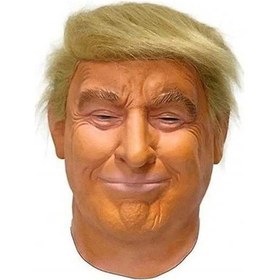 Resim Fastbuy Tam Yüz Yapay Kauçuk Maske Festivali Cadılar Bayramı Beyaz - Sarı Beyaz - Sarı 