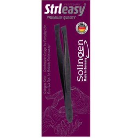 Resim Strleasy 6209 Solıngen Siyah Çelik Cımbız - Düz Uç 