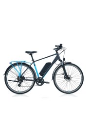 Resim Carraro E-LINE ELIFE 2.1 Erkek Şehir Bisikleti 470H Hd 28 Jant 7 Vites Mat Antrasit Mavi Siyah 