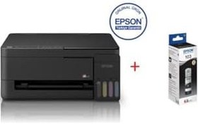 Resim EPSON EcoTank L3350 Wi-Fi + Tarayıcı + Fotokopi Renkli Çok Fonksiyonlu Tanklı Yazıcı C11CL62413 + Orjinal Siyah Mürekkep Hediyeli 