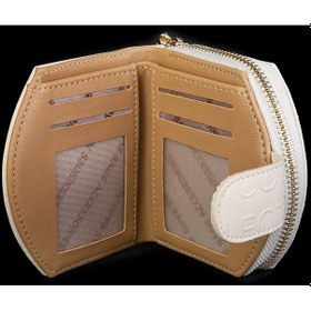 Resim Nas Bag Kadın Çok Fonksiyonlu Cüzdan Krem Camel Gofraj Çok Renkli 