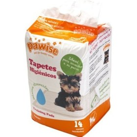 Resim Pawise Köpek Tuvalet Süper Emici Çiş Eğitim Pedi 14'lü 56 x 56 CM 