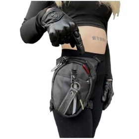 Resim ArMotors MOTORSİKLET BACAK ÇANTASI GRİ - SİYAH ArMb 