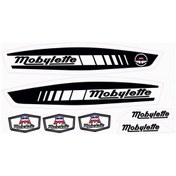 Resim Mobylette Süper 52 Yazı Seti Siyah 