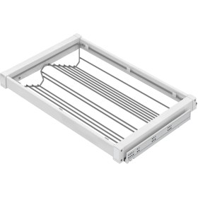 Resim Starax Alüminyum Ayakkabılık 80 cm Beyaz 