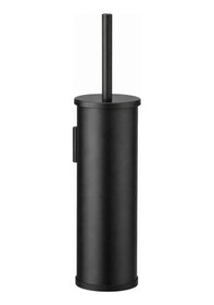 Resim Paslanmaz Askılı Tuvalet Fırçası Banyo Fırçası Siyah Siyah 
