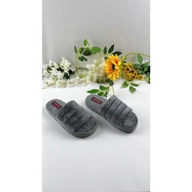 Resim Gürter Kadın Ortopedik Önü Açık Yumuşak Ses Yapmaz Peluş Sıcak Kışlık Sessiz Misafir Ev Terliği Terlik 