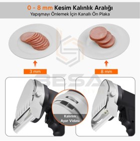 Resim Armeka Elektrikli Döner Kesme Makinesi 
