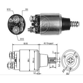 Resim ZM 12v Marş Otomatiği Bosch Tipi Bmm Sol 