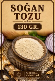 Resim Bayguru Soğan Tozu 130Gr - %100 Doğal Aromatik Öğütülmüş Soğan 
