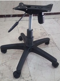 Resim Tura Ofis Plastik Ayak Teker Amortisör Tek Kollu Mekanizma 