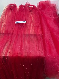 Resim bba new trend 5 RENK SUNUM,Gelin Duvağı, Gelinlik Aksesuarı Nikah ,incili Gelin Duvak 1,5 Mt Tokalı İncili DUVAK 