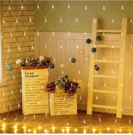 Resim Örümcek Ağı Işığı Led 2x2 M2 Ağ Led Işık Gün Işığı Ağ Led Işık Eklemeli Warm Light Led 220 V Modlu Gün Işığı 