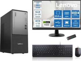 Resim Lenovo Thinkcentre Neo 50T Gen5 Intel Core I5 14400 24GB Ddr5 4tb SSD 23.8 Inç Monitör Freedos Quadro T1000 4gb Masaüstü Bilgisayar 10002412UAS1CF00F10 + Zetta Flash Bellek 