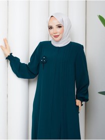 Resim moda asmila Özel Günler İçin Terletmez Ferace Broş Hediyeli 