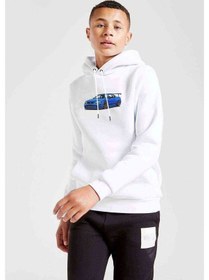 Resim Nissan Skyline R34 Gt R Baskılı Unisex Çocuk Kapüşonlu Sweat (528593502) Beyaz 