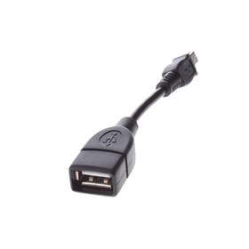 Resim Ally Mobile Mini Usb Male Usb Female Otg Data Kablo Uyumlu 