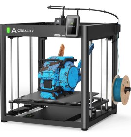 Resim Creality Ender-5 Max 3D Yazıcı, 64 Noktalı Otomatik Baskı Yatağı Seviyelendirme, Çift Z Ekseni, 700 Mm/s Ultra Hızlı Baskı, 400×400×400 mm Geniş Baskı Hacmi, 300°C Yüksek Sıcaklıkta Fdm Hassas Baskı 