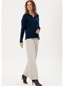 Resim U.S. Polo Assn. Kadın Taş Loose Fit Triko Pantolon 50293068-VR049 
