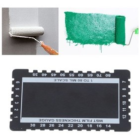 Resim Skycity Alüminyum Nemli Filmi Kalınlık Ölçer: 1-80 Mil Ölçekli, Basamaklı-çukurlu, Boya-reçine Ve Kaplamalar İçin Dayanıklı Araç 