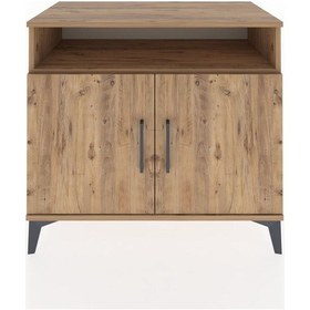 Resim Hyperion Şifonyer Tek Raflı 2 Kapaklı 88x44x80 Çam-çam Atlas Çam 