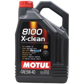 Resim Motul 8100 X-clean 5w40 5 Litre 