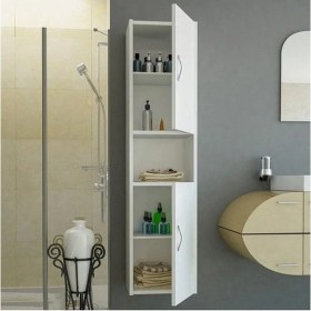 Resim Yaman Dekorasyon Asma Banyo Dolabı Beyaz 