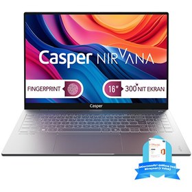 Resim Casper Nirvana S100 İ7-13620H 16GB DDR5 RAM 2TB SSD W11H Microsoft® Office 365 Bireysel (1 Yıllık) S100.1362-BX00A-G-F-OFM365 