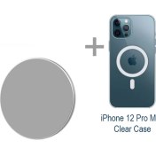 Resim GongtuShop IP12PROMAXCASE Birleşik Stil iPhone Pro Max Mini Için Manyetik Telefon Tutacağı Magnetone'a Uyarlanmış Güçlü Yapışkanlık Tabanlı Nefis Metal Plaka (Yurt Dışından) 