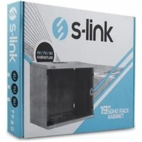 Resim S-LINK 9U Kabinet 530x400 Soho Rack (Demonte) 