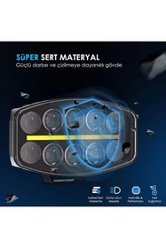 Resim ASTRA LED 10'' Beyaz Turuncu LED Spot Projektör + Drl Tır Kamyon Off Road 12-24VOLT Çalışma Lambası 