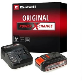 Resim Einhell Set-26 TE-VC 18 Li Solo Akülü El Süpürgesi + 18V 2.5AH Pxc Starter Kit Akü & Şarj Cihazı 