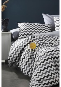 Resim Zebra Tek Kişilik Nevresim Seti Nevresim+1yastık Çarşafsız Beyaz - Siyah 