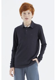 Resim Tommylife Tommy Life Lacivert Polo Yaka Basic Erkek Çocuk T-shirt - 11171 Lacivert 