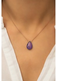 Resim Gümüş His Taşı Kolye. 925 Ayar Gümüş Zincir Kolye En Ucuz Kolye 