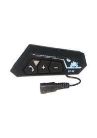 Resim Kablosuz Motosiklet Kask Kulaklığı Bluetooth Mikrofonlu Sürüş Sistemi 