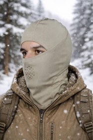 Resim SİNGLE SWORD 7’li Unisex Balaklava Termal Kar Maskesi Motor Outdoor Kayak Avcılık Soğuk Hava 