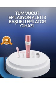 Resim shopwave Yüz ve Vücut Tüy Temizleme Makinesi 3 Farklı Başlıklı 