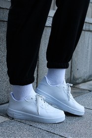 Resim Afşin Air Sneaker Spor Ayakkabı Comfortable Kadın-Erkek Günlük Beyaz 