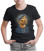 Resim Tupac Shakur - Necklace Siyah Çocuk Tshirt 