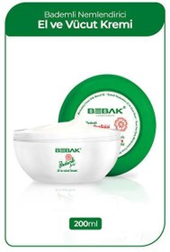 Resim Bebak Bademli Nemlendirici El ve Vücut Kremi 200 ml 